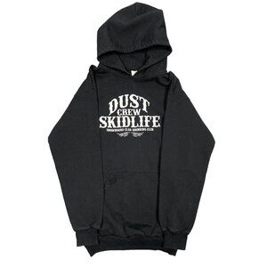 Dust Crew Skidlife Snowboard Club Drinking Club Pullover Hoodie Small